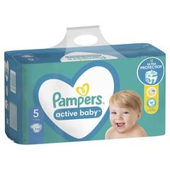 Подгузники Pampers Active Baby Mega Pack 5 размер 11-16 кг, 110 шт. цена и информация | Подгузники | hansapost.ee