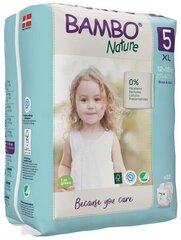 Экологические подгузники BAMBO NATURE 5 (12-18 кг), 22 шт. цена и информация | Подгузники | hansapost.ee