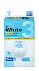 Jaapani mähkmed Nepia Whito Tape S 4-8 kg, 3H, 66 tk hind ja info | Nepia Whito Hooldusvahendid beebidele | hansapost.ee