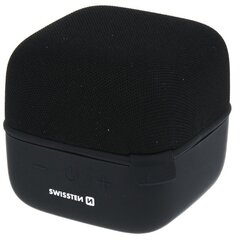 Swissten CUBE Portable Bluetooth/10W/Micro SD/, must цена и информация | Аудиоколонки | hansapost.ee