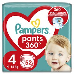 Püks-mähkmed PAMPERS Pants, Jumbo Pack, 4 suurus, 52 tk hind ja info | Mähkmed, riidest mähkmed | hansapost.ee