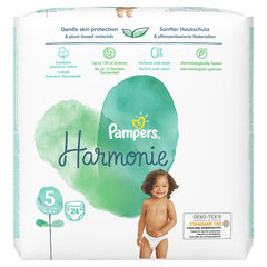 Подгузники Pampers Harmonie VP S5, 24 шт. цена и информация | Пеленки | hansapost.ee