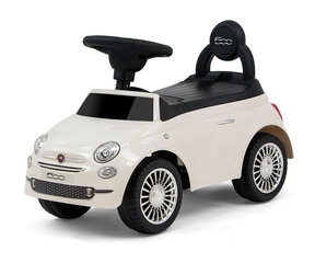 Ühekohaline elektriauto lastele Fiat 500, valge цена и информация | Электромобили для детей | hansapost.ee