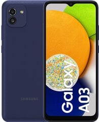 Samsung Galaxy A03 4G Dual-Sim 4/64GB Blue SM-A035GZBG hind ja info | Telefonid | hansapost.ee