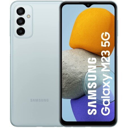 Samsung Galaxy M23 5G 4/128GB Dual SIM SM-M236BLBGEUE Silver hind ja info | Telefonid | hansapost.ee