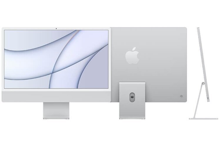 Arvuti Apple iMac 24” 4.5K Retina, M1 8C CPU, 7C 8/256GB Silver ...
