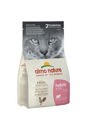 Almo Nature Holistic Kitten kassipoegadele, kanaga, 2 kg hind ja info | Kassi kuivtoit ja kassikrõbinad | hansapost.ee