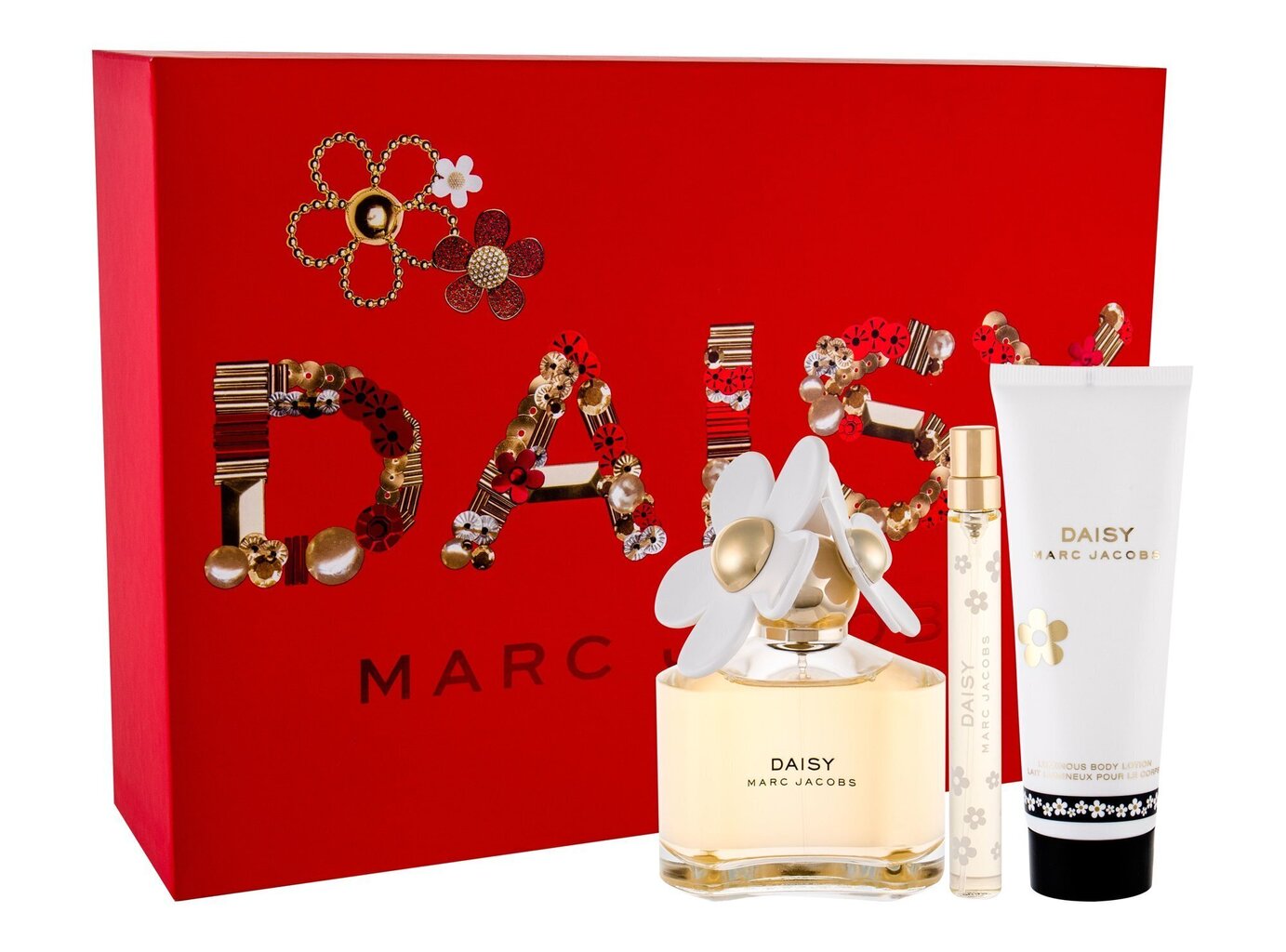 Komplekt Marc Jacobs Daisy: EDT 100 ml + Ihupiim 75 ml + Sprei 10 ml цена и информация | Parfüümid naistele | hansapost.ee