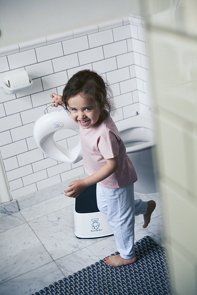 Harjutusiste WC potile Babybjörn, valge цена и информация | Laste pissipotid | hansapost.ee