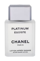 Raseerimisjärgne losjoon Chanel Platinum Egoiste 100 ml hind ja info | Chanel Parfüümid | hansapost.ee