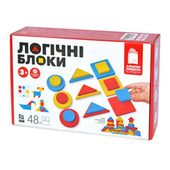 Деревянные логические кубики Igroteco IG0408, 48 дет. цена и информация | Развивающие игрушки для детей | hansapost.ee