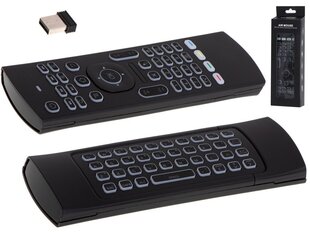 Беспроводной пульт с QWERTY клавиатурой и гиро мышкой RoGer Air Mouse PRO  цена и информация | Аксессуары для Smart TV | hansapost.ee