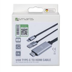 4smarts, USB-A/Lightning/HDMI, 1.8 м цена и информация | Кабели и провода | hansapost.ee