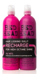 Комплект для ухода за волосами придающий блеск Tigi Bed Head Recharge: шампунь 750 мл + бальзам 750 мл цена и информация | Шампуни | hansapost.ee