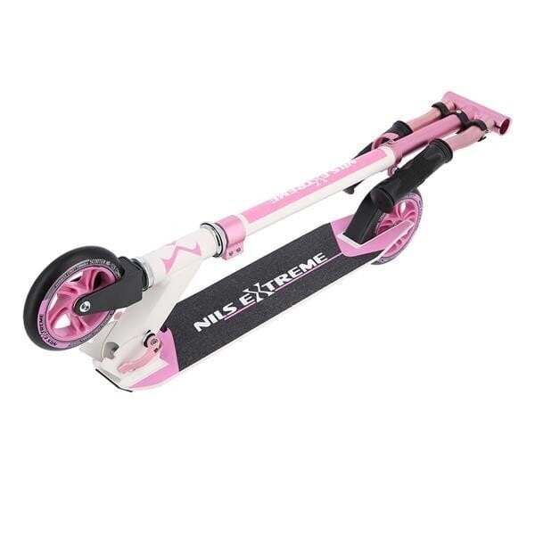 Tõukeratas Nils Extreme HD125, Pink-White hind ja info | Tõukerattad | hansapost.ee