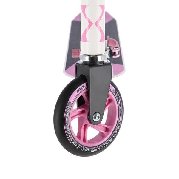 Tõukeratas Nils Extreme HD125, Pink-White hind ja info | Tõukerattad | hansapost.ee