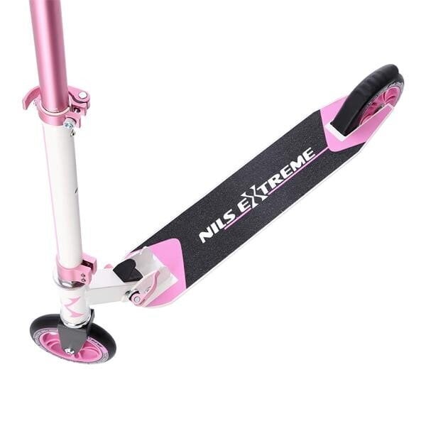 Tõukeratas Nils Extreme HD125, Pink-White hind ja info | Tõukerattad | hansapost.ee