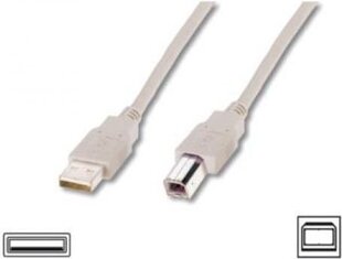 Assmann AK-300105-050-E, USB-A/USB-B, 5 m hind ja info | Juhtmed ja kaablid | hansapost.ee