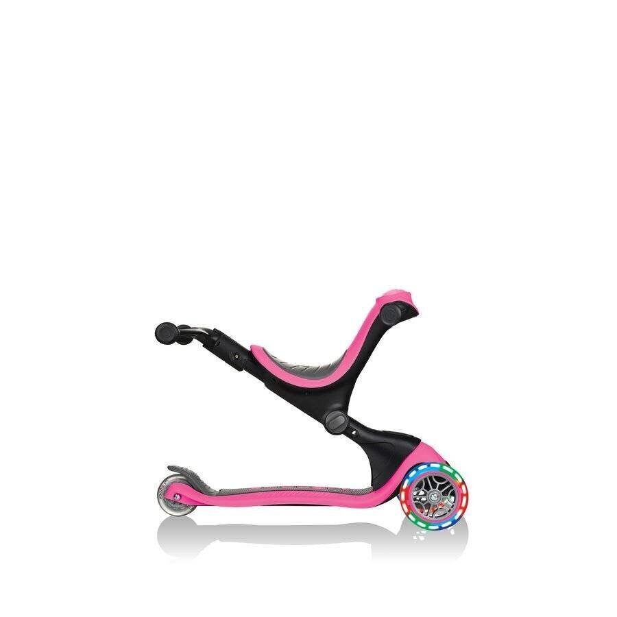 Tõukeratas Globber GO-UP Deluxe Lights / Deep pink hind ja info | Tõukerattad | hansapost.ee