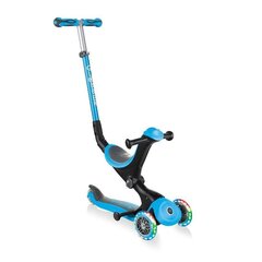 Kolmerattaline tõukeratas Globber Go-Up Deluxe Lights, sinine, 646-101 price and information | Scooters | hansapost.ee