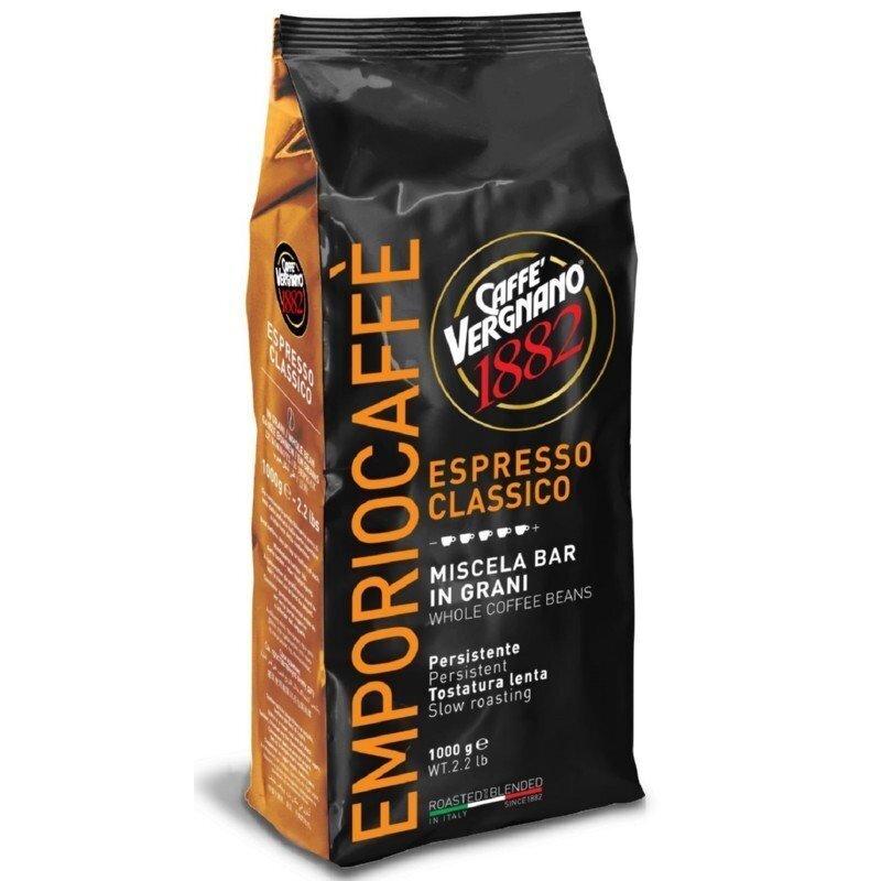 Kohv Vergnano Emporio, 1kg цена и информация | Kohv ja kakao | hansapost.ee
