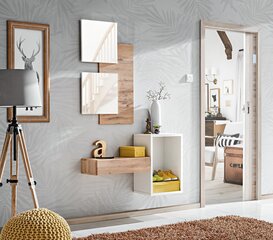 Комплект мебели для прихожей ASM Easy 03, белый/коричневый цена и информация | Комплекты в прихожую | hansapost.ee