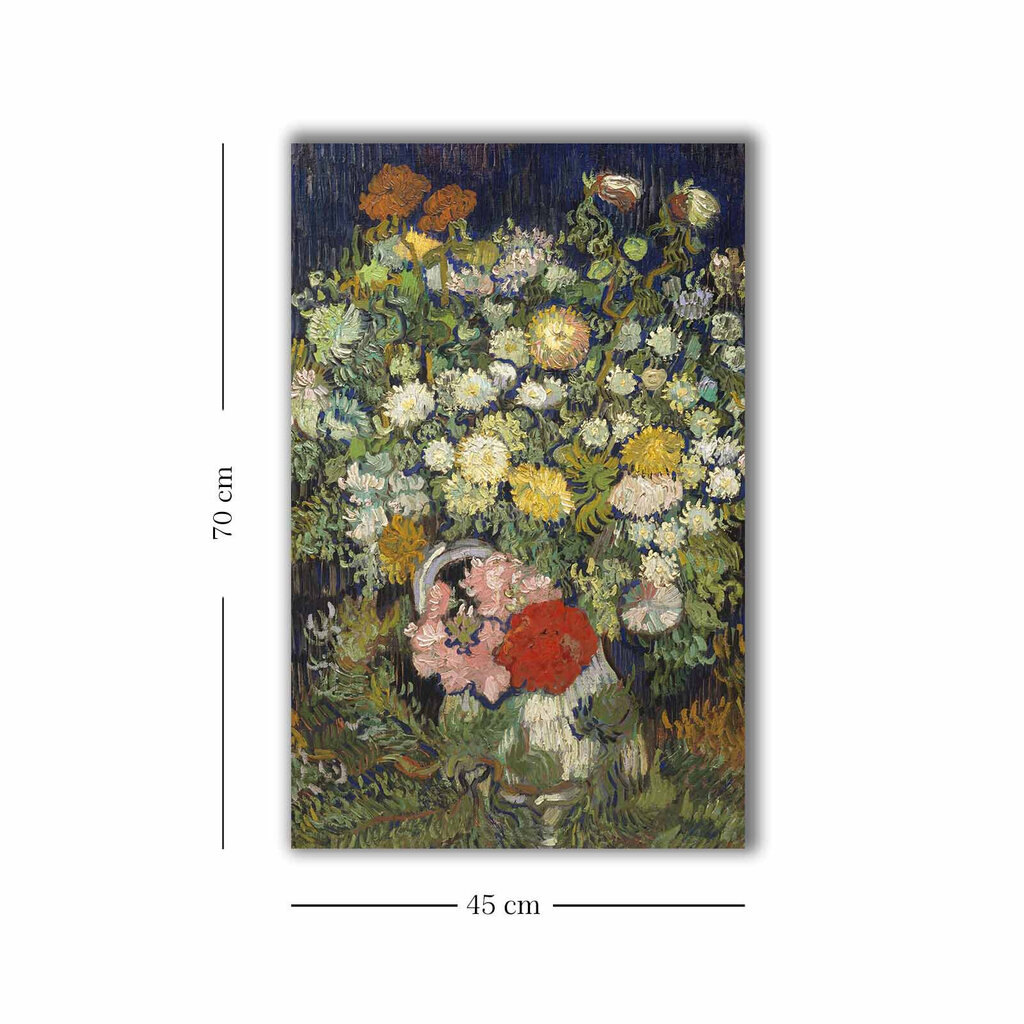 Reproduktsioon Bouquet of Flowers in a Vase цена и информация | Seinapildid | hansapost.ee