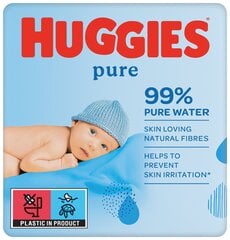 Влажные салфетки Huggies Pure Single, 168 шт. цена и информация | Huggies Товары для детей и младенцев | hansapost.ee