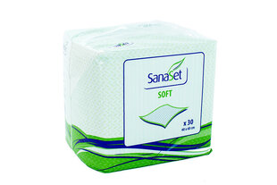 Одноразовые пеленки SanaSet Soft, 40x60 см, 30 шт. цена и информация | Влажные салфетки | hansapost.ee