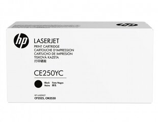 Kassett laserprinterile HP nr.504 (CE250Y), must, 5000 lk. hind ja info | Laserprinteri toonerid | hansapost.ee