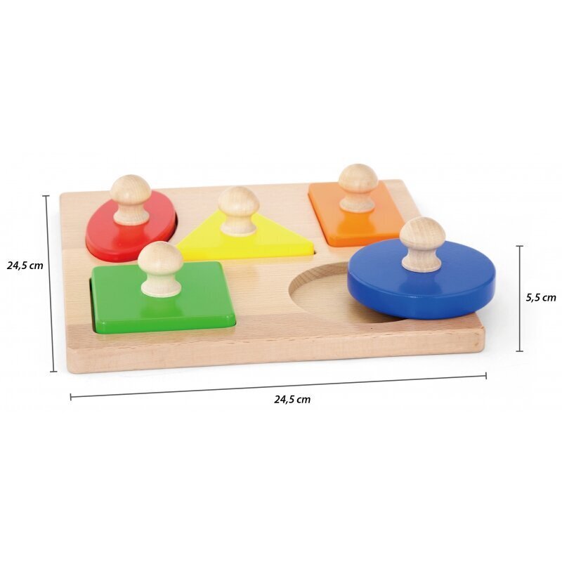Puidust pusle vormidega väikelastele, Viga цена и информация | Arendavad laste mänguasjad | hansapost.ee