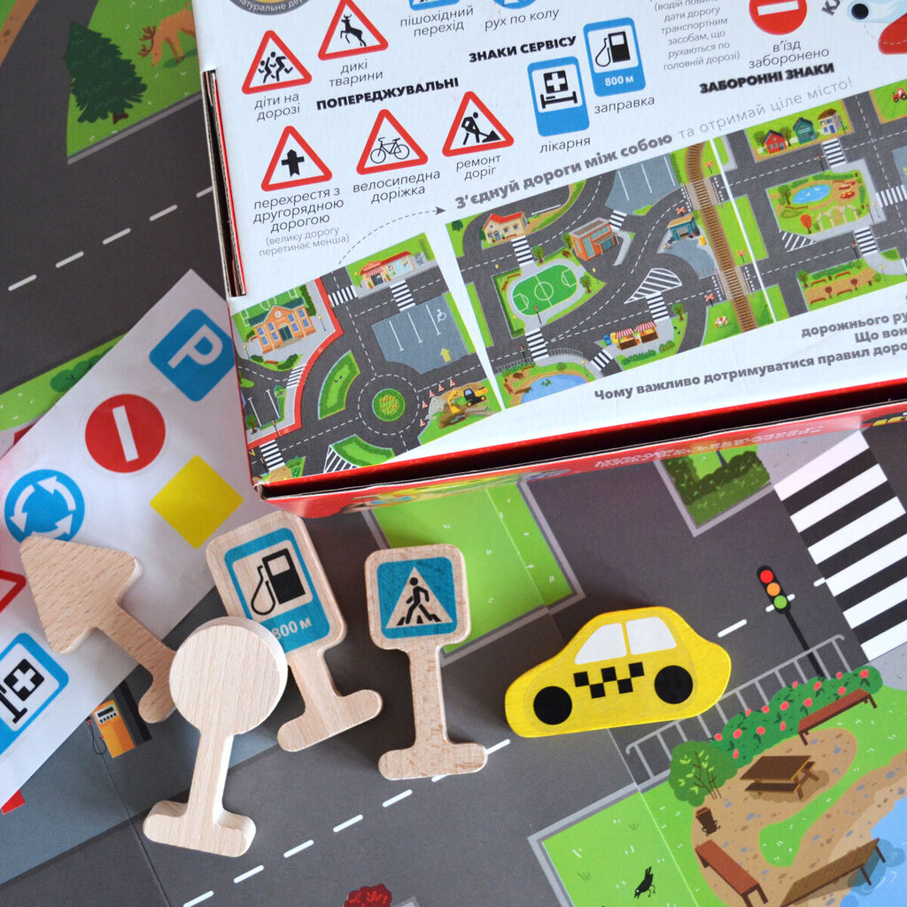 Mäng Liiklusmärgid Igroteco IG0149, 18 detaili hind ja info | Arendavad laste mänguasjad | hansapost.ee