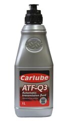 Минеральное масло Carlube для автоматической коробки передач Dexron III G ATF-Q3, 1 л цена и информация | Моторные масла | hansapost.ee