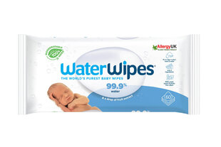 WaterWipes niisked salvrätikud, biolagunevad 60 tk hind ja info | Niisked salvrätikud lastele | hansapost.ee