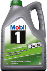 Mobil 1 ESP 0W/40 синтетическое масло для двигателей, 1 л цена и информация | Моторные масла | hansapost.ee