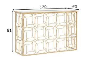 Консоль Glam, золото цена и информация | Столы-консоли | hansapost.ee