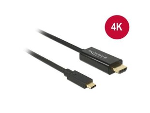 Delock 85258, USB-C/HDMI, 1 м цена и информация | Кабели и провода | hansapost.ee