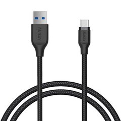 Aukey CB-AC1, USB-C/USB-A, 1 м цена и информация | Кабели и провода | hansapost.ee
