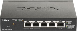 D-Link DGS-1100-05PDV2 цена и информация | Коммутаторы (Switch) | hansapost.ee