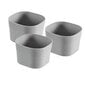 CURVER hoiukastide komplekt Infinity XS, 8x8x5 cm, 3 tk. hind ja info | Hoiukastid ja korvid | hansapost.ee