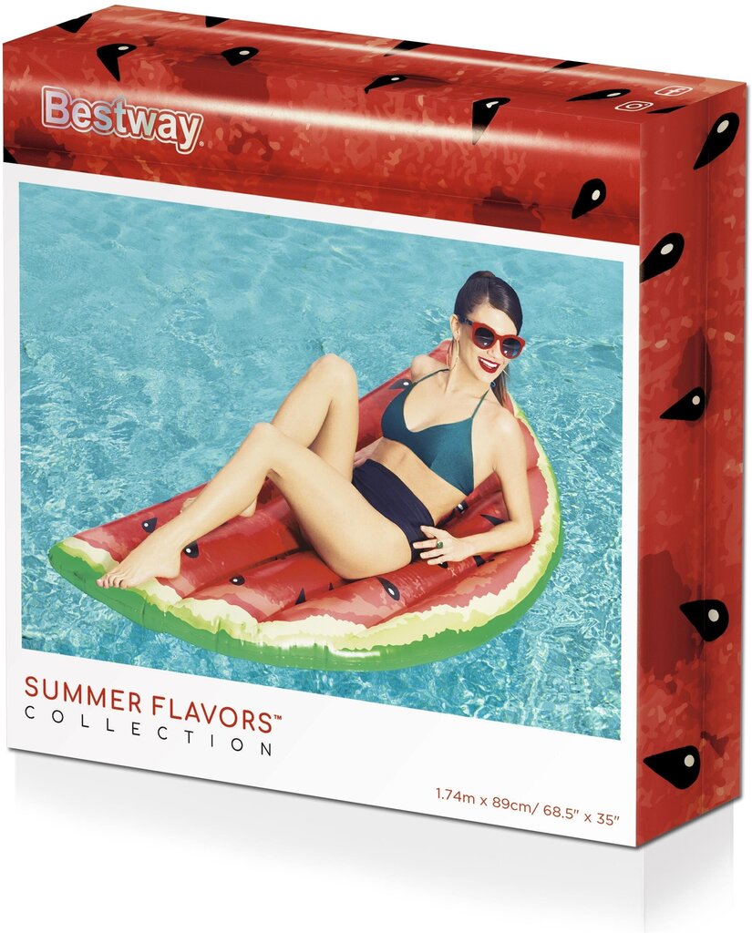 Täispuhutav rannamadrats Bestway Summer Fruit 154x91x23 cm hind ja info | Täispuhutavad veemänguasjad ja ujumistarbed | hansapost.ee