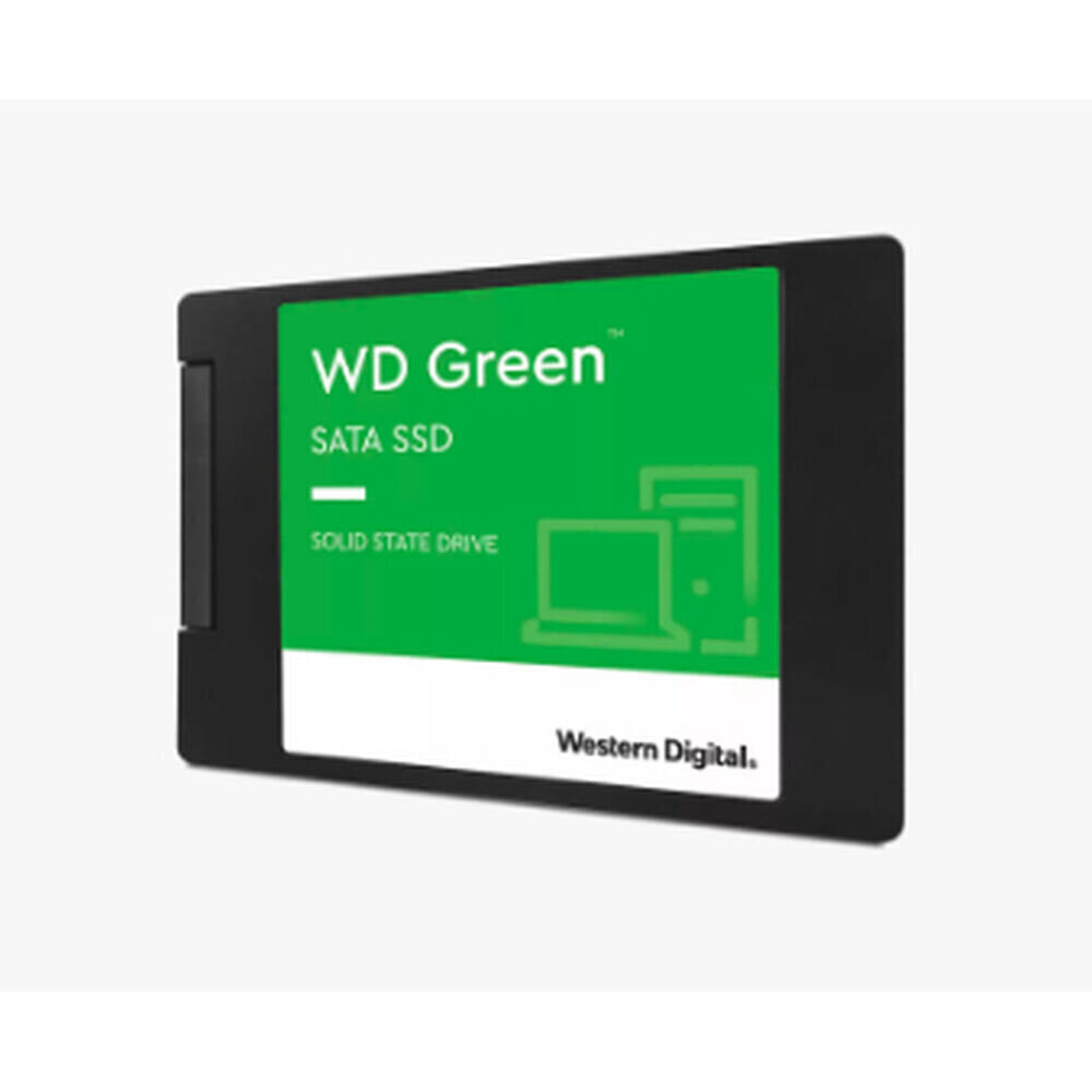 SSD|WESTERN DIGITAL|Green|1TB|SATA 3.0|SLC|Read speed 545 MBytes/sec|2,5"|MTBF 1000000 hours|WDS100T3G0A цена и информация | Välised kõvakettad | hansapost.ee