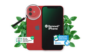 Renewd® iPhone 12 64GB Red цена и информация | Мобильные телефоны | hansapost.ee