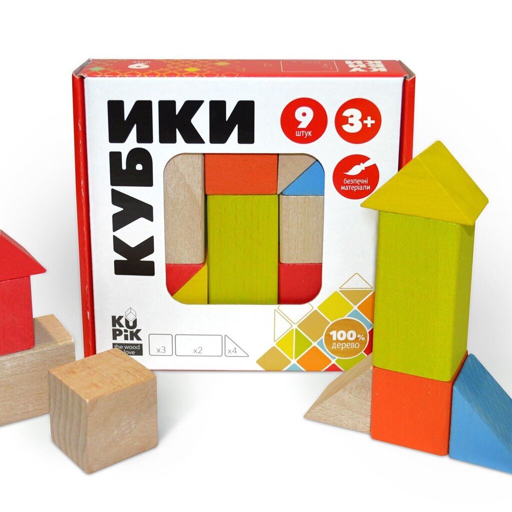 Klotsid Mini komplekt Igroteco IG0163, 9 detaili цена и информация | Arendavad laste mänguasjad | hansapost.ee
