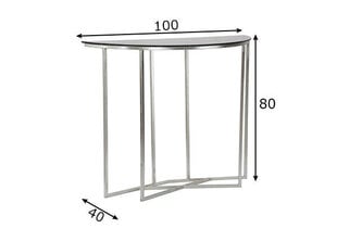 Гламурная консоль, черный/серебристый цена и информация | Столы-консоли | hansapost.ee