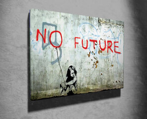 Репродукция No Future цена и информация | Настенные деревянные декорации | hansapost.ee