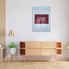 Картина из закаленного стекла Stop цена и информация | Репродукции, картины | hansapost.ee