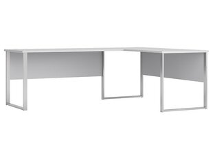Угловой письменный стол BRW Office Lux, светло-серый цена и информация | Детские письменные столы | hansapost.ee