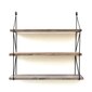 Seinariiul Kalune Design Wall Shelf 792, 55 cm, tumepruun/must цена и информация | Riiulid | hansapost.ee