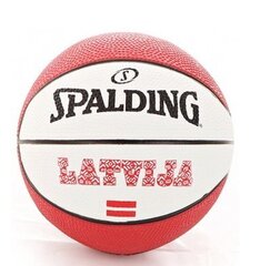 Баскетбольный мяч Spalding Latvia, 5 размер цена и информация | Баскетбольные мячи | hansapost.ee